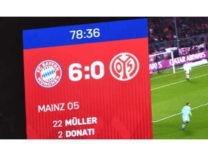 Bayern Münih’ten Mainz’a Yarım Düzine Gol