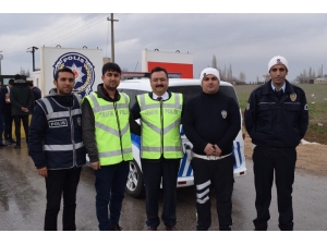 Başkan Adayı Trafik Denetimine Çıktı