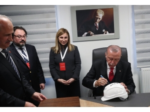 Çanakkale 1915 Köprüsü’nün Çelik Şaftları Kesonlara Törenle Yerleştirildi