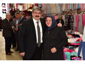 Cumhur İttifakı Üyelerinden Kapalı Pazar Ziyareti