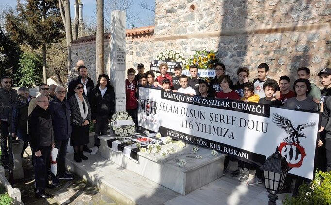 Beşiktaş'ın Kurucularından Şeref Bey Anıldı