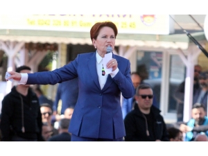 Akşener Kepez’de Konuştu