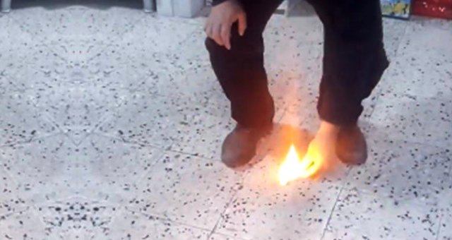 Market İşletmecisinin Ateşe Verdiği Cips, Plastik Gibi Yandı