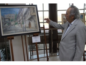 88’lik Dedenin Resim Aşkı Sergiyle Buluştu