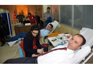 Mardin’de Hakim Ve Savcılardan Kan Bağışı