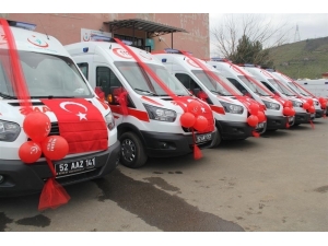 Ordu’ya 6 Yeni Ambulans