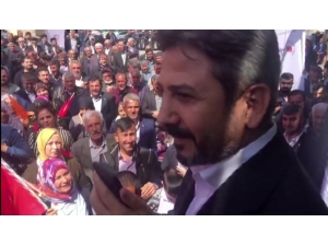 Cumhurbaşkanı Erdoğan Telefondan Miting Alanındaki Halka Seslendi