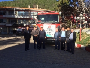 Şaphane’ye Yeni İtfaiye Aracı