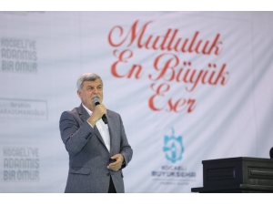 Karaosmanoğlu, Belediye Personeline Veda Etti