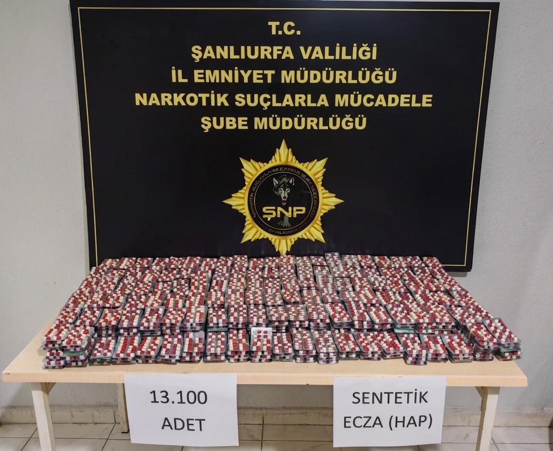 sanliurfa-da-13-bin-uyusturucu-hap-ele-gecirildi
