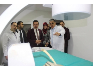 Merzifon’daki Hastaneye Taş Kırma Ünitesi