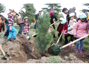 Elazığ’da Öğrencilerle Fidan Dikme Etkinliği