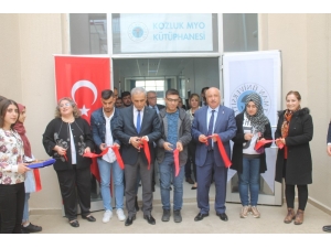 Rektör Durmuş Kozluk’ta Kütüphane Açılışına Katıldı