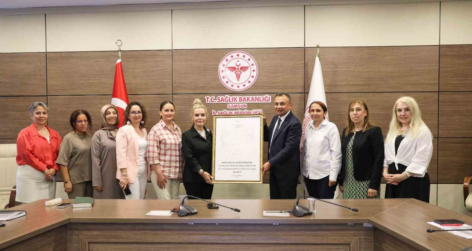 bafra-saglikli-hayat-merkezi-bebek-dostu-unvani-aldi