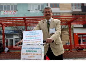 Muğla’nın Bisikletli Bağımsız Büyükşehir Adayı