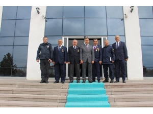 Türkiye Muharip Gaziler Derneği Kütahya Şubesi’nden Kaymakam Abbasoğlu’na Ziyaret