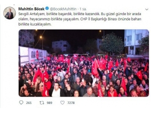 Böcek’ten Birlik Mesajı