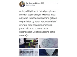 Ak Parti Antalya’da 19 İlçede Seçim Sonuçlarına İtiraz Ediyor
