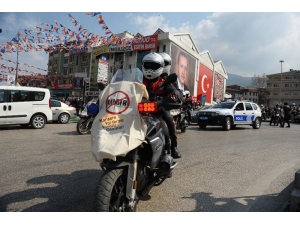 Motorize Ekipler Kansere Dikkat Çekti