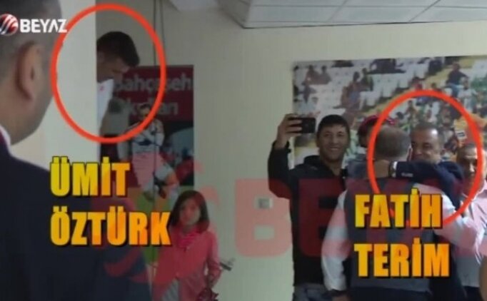 Terim'den Ümit Öztürk Ile Fotoğrafına Yanıt