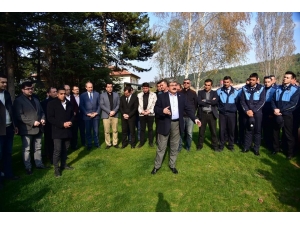 Başkan Can, Belediye Personeli İle Vedalaştı