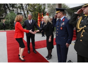 Milli Savunma Bakanı Akar, Kuzey Makedonyalı Mevkidaşı İle Görüştü