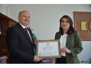 Başkan Tavlı Mazbatasını Aldı