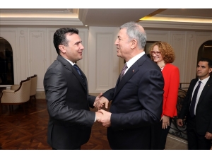 Bakan Akar, Kuzey Makedonya Başbakanı Zaev İle Görüştü