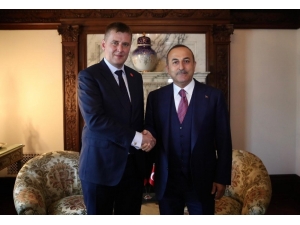 Bakan Çavuşoğlu, Çekya Dışişleri Bakanı Petricek İle Görüştü
