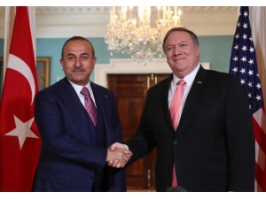 Çavuşoğlu, Pompeo İle Görüştü