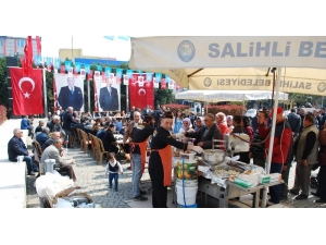 Salihli’de Türkeş Anısına Lokma Döküldü