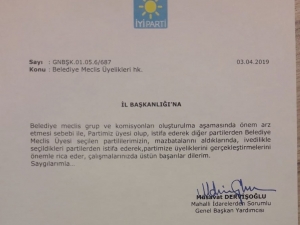 İyi Parti’den ‘Chp’den İstifa’ Genelgesi