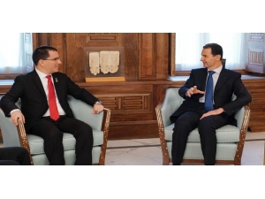 Venezuelalı Bakan Arreaza, Esad İle Görüştü