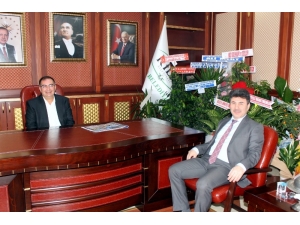 Rektör Karacoşkun’dan Başkan Bulut’a Hayırlı Olsun Ziyareti