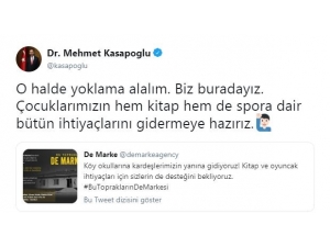 Bakan Kasapoğlu’ndan Kitap Ve Oyuncak Kampanyasına Destek
