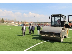 Dumlupınar İlçe Stadı Geniş Kapsamlı Bakıma Alındı