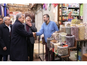 Beyazgül, Teşekkür Turuna Esnaf Ziyareti İle Başladı