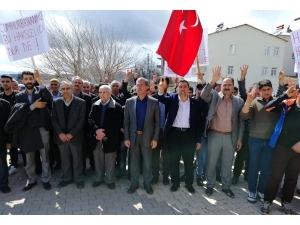Bağımsız Aday Buz Miting Yaptı