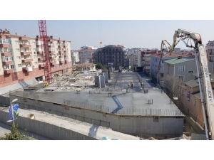 Gebze’nin Yeni Otoparkının Yapım Çalışmaları Sürüyor