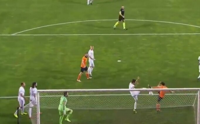 Başakşehir'in Golünde Tartışmalı Anlar