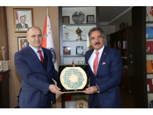 Rektör Bağlı, İl Emniyet Müdürü Artunay’ı Ziyaret Etti
