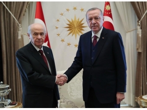 Cumhurbaşkanı Erdoğan, Devlet Bahçeli’yi Kabul Etti