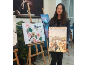 Didimli Simge, Turizm Haftası Resim Yarışmasında İl Birincisi Oldu