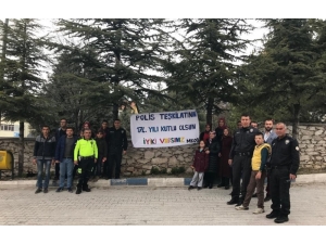 Öğrencilerinden Altıntaş Emniyet Amirliği’ne Polis Haftası Ziyareti