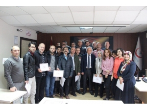 Kütahya’da Evde Sağlık Hizmet Birimi Personeli Ödüllendirildi