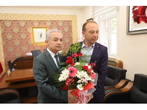 Başkan Akın’dan İlk Ziyaret Kaymakam Turan’a