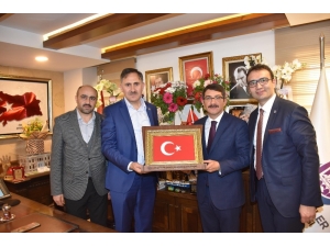 Sağlık Sen Genel Başkanı Durmuş’tan Başkan Çelik’e Ziyaret