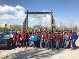 Avanos’ta Her Öğrenci Kendi İsminin Verildiği Fidanları Dikti