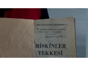 Reşat Nuri Güntekin’in, Eşi İçin İmzaladığı Kitap, Lise Deposunda Bulundu