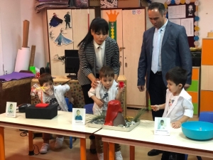 Anaokulu Öğrencileri Projelerini Sergiledi